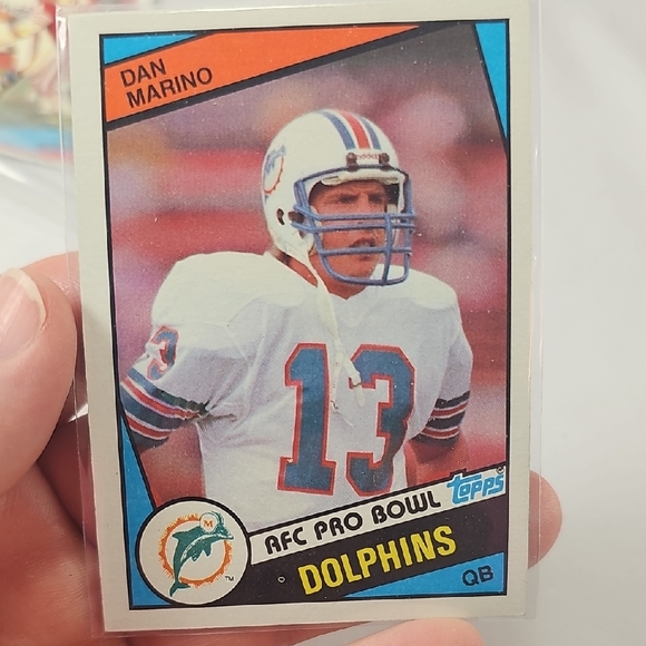 Topps Dan Marino #123 Rookie Card/1984 Dolphins QB Card - Picture 1 of 6